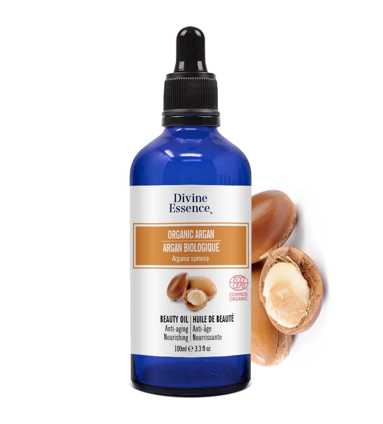 Huile d'Argan biologique - Divine Essence - 100ml